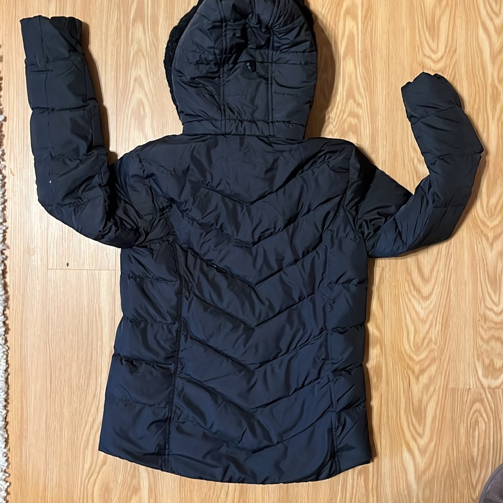 Lands End Black Puffer size XS - Picture 2 of 6